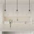 Generation Lighting Blaine 1-Light Matte Black Hanging Pendant with a Clear Glass Shade