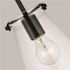 Generation Lighting Blaine 1-Light Matte Black Hanging Pendant with a Clear Glass Shade