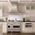 48 in. Legacy Dual Fuel Range with Gas Cooktop and 2 Electric Ovens in Satin Stainless Steel with 6 Brass Burners