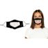 Clear Mouth Black Expression Smile Communicator Face Mask for Deaf and Hard of Hearing (10-Pack)