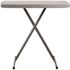 20 in. W x 30 in. D Speckled Grey High-Density Polyethylene (HDPE) Top Height Adjustable Personal Folding Table
