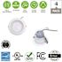 6 in. Selectable CCT and Selectable Wattage Integrated LED Recessed CEC Compliant Commercial Downlight (4-Pack)