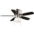 Hampton Bay Leroy 42 In. Led Brushed Nickel Ceiling Fan With Light