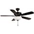 Hampton Bay Wellston Ii 44 In. Led Matte Black Ceiling Fan With Light Kit
