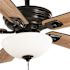 Hampton Bay Wellston Ii 44 In. Led Matte Black Ceiling Fan With Light Kit