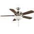Hampton Bay Wellston Ii 44 In. Led Brushed Nickel Ceiling Fan W/ Lights