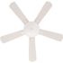Hampton Bay Wellston Ii 44 In. Led Matte White Ceiling Fan W/ Light Kit