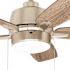 Home Decorators Collection Fawndale 46" LED Brushed Nickel Ceiling Fan W/Light
