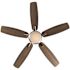 Home Decorators Collection Fawndale 46" LED Brushed Nickel Ceiling Fan W/Light