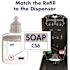PURELL CS6 Touch-Free HEALTHY SOAP Dispenser, Graphite, for 1200 mL CS6 HEALTHY SOAP Refills