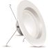 Feit Electric 5/6 in. 1290 Lumens Selectable CCT Dimmable Integrated LED Retrofit Recessed Light Trim Kit, White 6-Pack