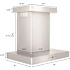 ZLINE Kitchen and Bath 24 in. 400 CFM Convertible Vent Modern Wall Mount Range Hood with Crown Molding in Stainless Steel