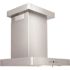 ZLINE Kitchen and Bath 24 in. 400 CFM Convertible Vent Modern Wall Mount Range Hood with Crown Molding in Stainless Steel