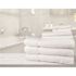 Oxford Gold 24 in. x 50 in. #10 lbs White Cotton/Polyester Blend Cam Border Bath Towel