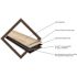 A&A Surfaces Sunderland 12 MIL x 9 in. x 60 in. Waterproof Click Lock Luxury Vinyl Plank Flooring (1166.88 sq. ft. / Pallet)