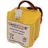 4.8-Volt 450 mAh Nickel Cadmium/NiCad Replacement Rechargeable Battery for Emergency Lighting