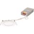 Juno Contractor Select WF4 SWW5 4 in. Selectable CCT Ultra Slim Canless Integrated LED White Recessed Light
