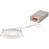 Juno Contractor Select WF4 REG SWW5 4 in. Selectable CCT Ultra Slim Canless Integrated LED White Recessed Light