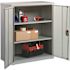 Hirsh 36 in. W x 42 in. H x 18 in. D 3-Shelf Steel Freestanding Storage Cabinet in Light Gray