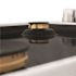 ZLINE Kitchen and Bath 36 in. 6 Burner Top Control Porcelain Gas Cooktop with Brass Burners in Stainless Steel