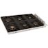 ZLINE Kitchen and Bath 36 in. 6 Burner Top Control Porcelain Gas Cooktop with Brass Burners in Stainless Steel
