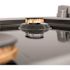 ZLINE Kitchen and Bath 30 in. 4 Burner Top Control Porcelain Gas Cooktop with Brass Burners in Stainless Steel