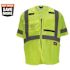 Milwaukee Small/Medium Yellow Class 3 High Visibility Safety Vest with 10-Pockets and Sleeves