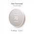 Google Nest Thermostat Smart Programmable Wi-Fi Thermostat Snow- PRO