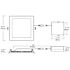 6 in. Selectable CCT Ultra-Slim Canless Integrated LED Recessed Light Trim for Shallow Ceiling Square Wet Location