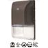 150-Watt Equivalent 20-Watt Integrated LED Bronze Outdoor Wall Pack Light 3000K, 4000K 5000K Dusk to Dawn Selectable CCT