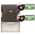 150-Watt Equivalent 20-Watt Integrated LED Bronze Outdoor Wall Pack Light 3000K, 4000K 5000K Dusk to Dawn Selectable CCT