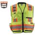 Milwaukee 4X-Large/5X-Large Yellow Class 2 Surveyor's High Visibility Safety Vest with 27-Pockets