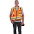 Milwaukee Small/Medium Orange Class-2 Surveyor's High Visibility Safety Vest with 27-Pockets