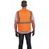 Milwaukee Small/Medium Orange Class 2 Polyester Mesh High Visibility Safety Vest with 9-Pockets