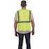 Milwaukee 4X-Large/5X-Large Yellow Class 2 Breakaway Polyester Mesh High Visibility Safety Vest with 9-Pockets