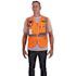 Milwaukee 4X-Large/5X-Large Orange Class 2 Breakaway Polyester Mesh High Visibility Safety Vest with 9-Pockets