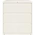 Hirsh 36 in. W 3-Drawer White Metal Lateral File Cabinet for Home and Office, Holds Letter, Legal and A4 Hanging Folders