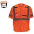 Milwaukee Large/X-Large Orange Class 3 High Visibility Safety Vest with 10-Pockets and Sleeves