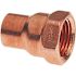 NIBCO 1/2 in. Copper Pressure Cup x FIP Adapter Fitting