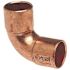NIBCO 5/8 in. Copper Fitting Cup x Cup 90 Degree Intermediate Radius Elbow Fitting