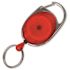 Lucky Line Products Oval Retractor Key Reel Carabiner in Assorted Colors (25-Jar)