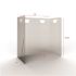 12 in. x 23.75 in. x 0.187 in. U-Shaped Portable Folding Acrylic Sheet Desk Shield (5-Pack)