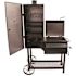 OKLAHOMA JOE'S Bandera Vertical Offset Smoker and Charcoal Grill Combo in Black with 992 sq. in. Cooking Space