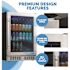 NewAir 24 Inch Built-In Premium 224 Can Beverage Fridge