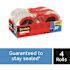 Scotch 1.88 in. x 163.8 ft. Heavy Duty Shipping Packaging Tape with Dispensers (Case of 6,4-Packs)