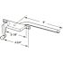 Prime-Line 9 in. Square Type Right Hand Bronze Casement Operator