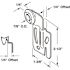 Prime-Line Front Closet Door Roller with 1/4 in. Offset and 7/8 in. Nylon Wheel (2-Pack)