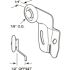 Prime-Line 1/2 in. Offset 7/8 in. Back Closet Door Roller Nylon Wheel (2-pack)