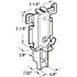 Prime-Line Closet Door Guide Assembly Bottom Mount (2-Pack)