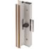 Prime-Line Aluminum Black Sliding Glass Door Handle Set Clamp Style Surface Mount (1-Set)